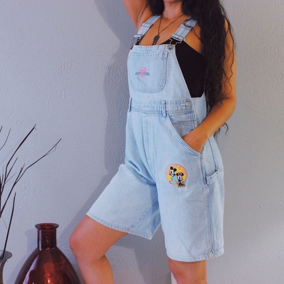 Vintage Denim - Vintage Disney Mickey Mouse Overalls